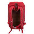 Bolsa de mochila de viagem vermelha bolsa de escola para caminhada
